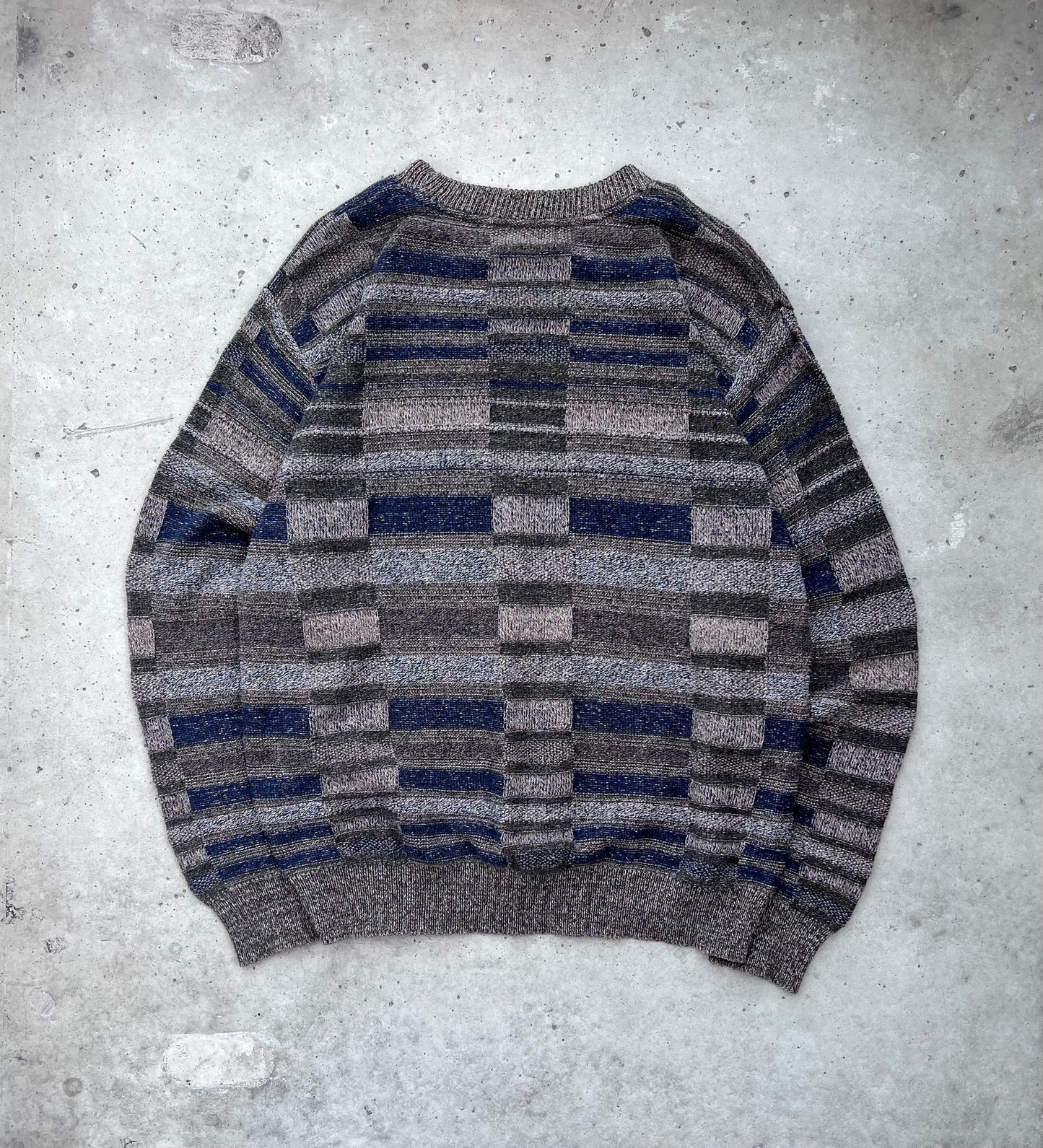 Vintage Earth Tone Sweater - (L)