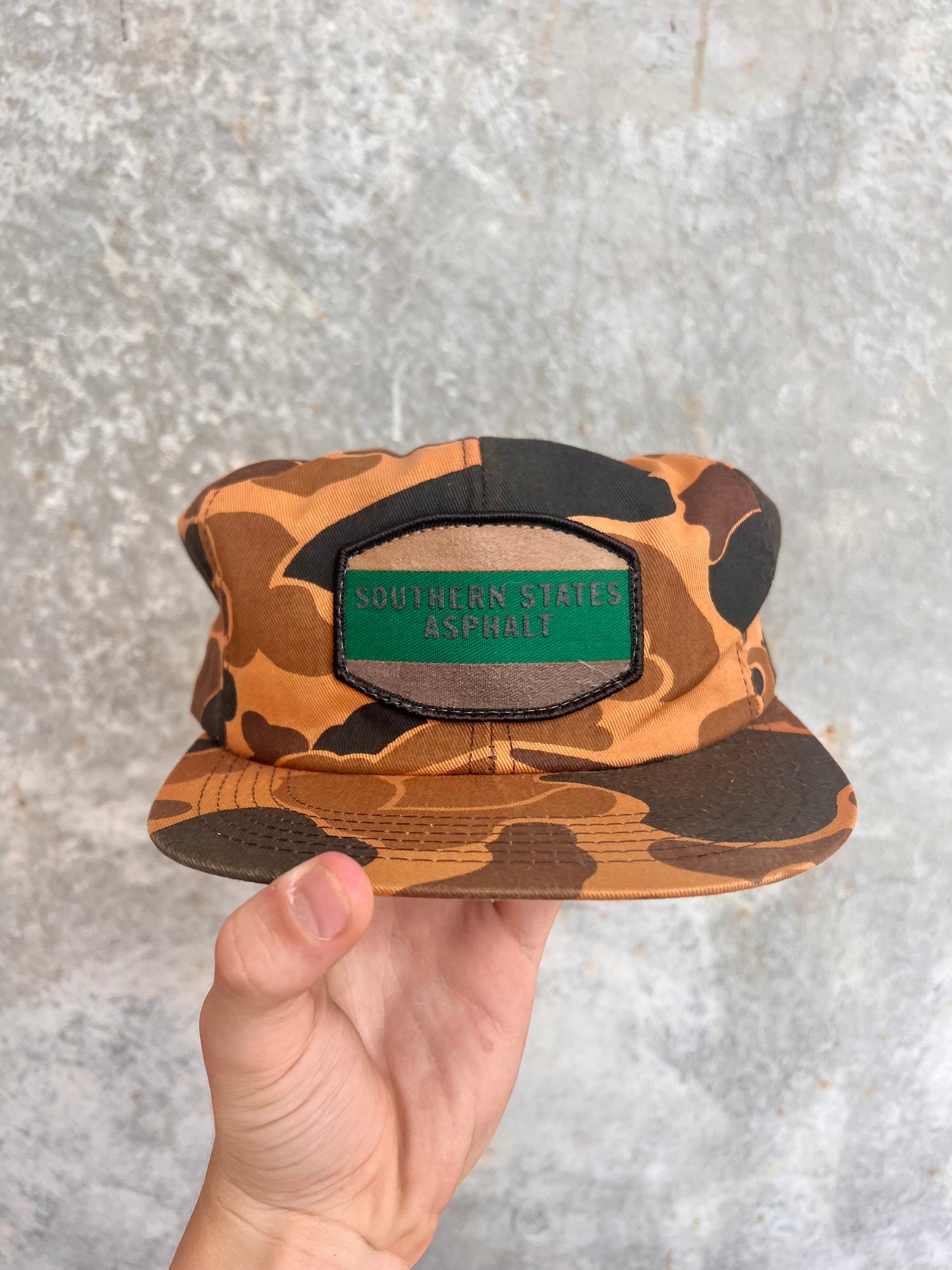 Vintage Camo Patch Trucker Hat - (OS)