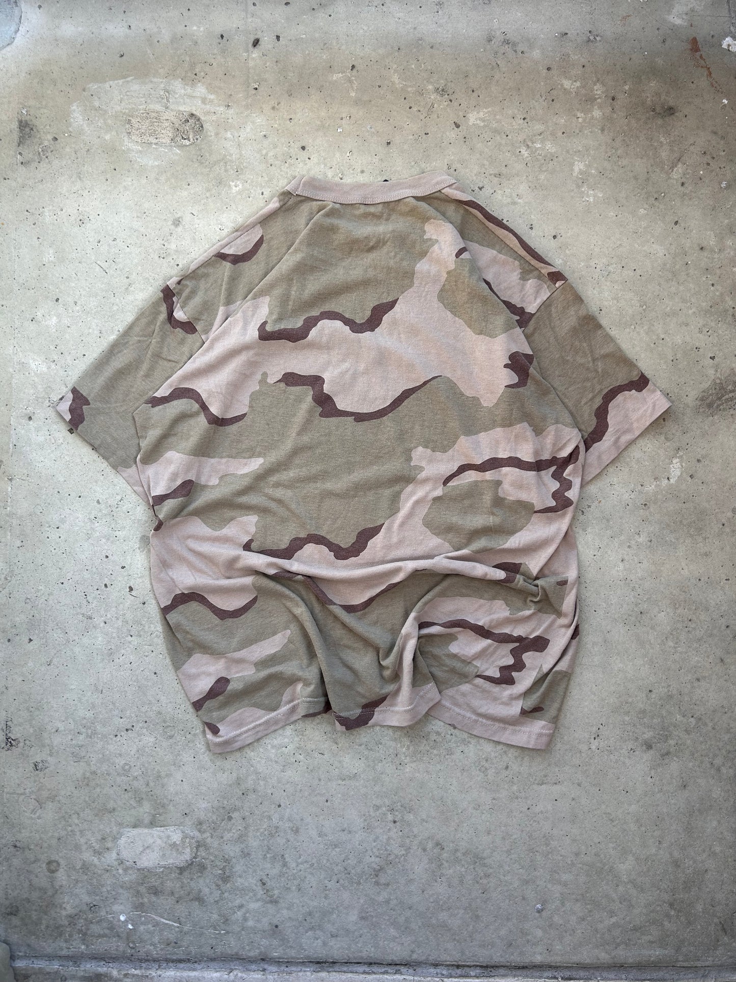 Vintage Camo Ringer Tee - (XXL)