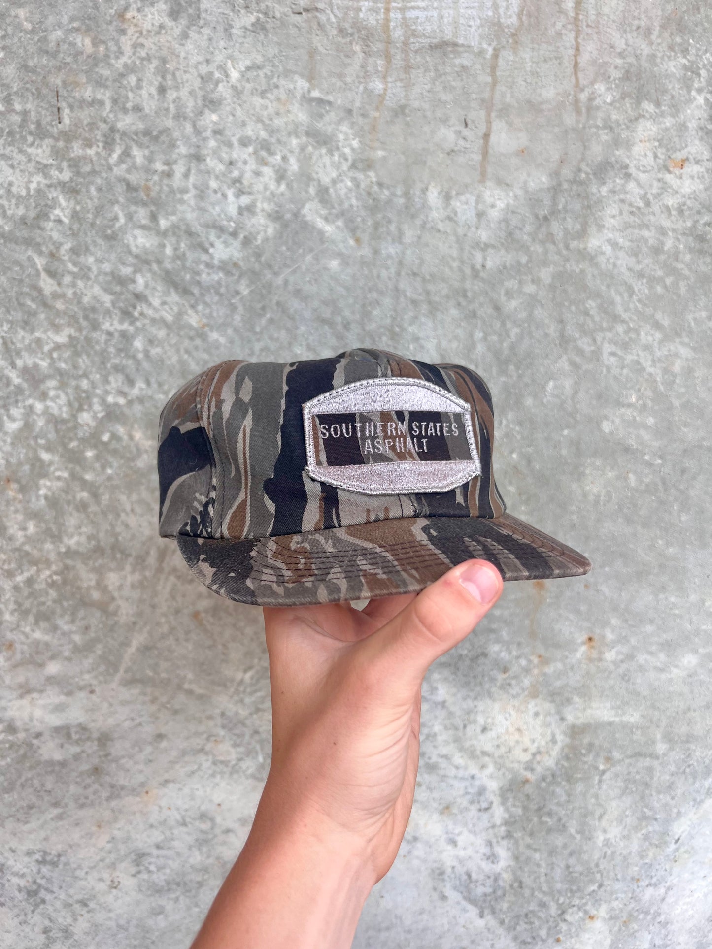 Vintage Camo Patch Trucker Hat - (OS)