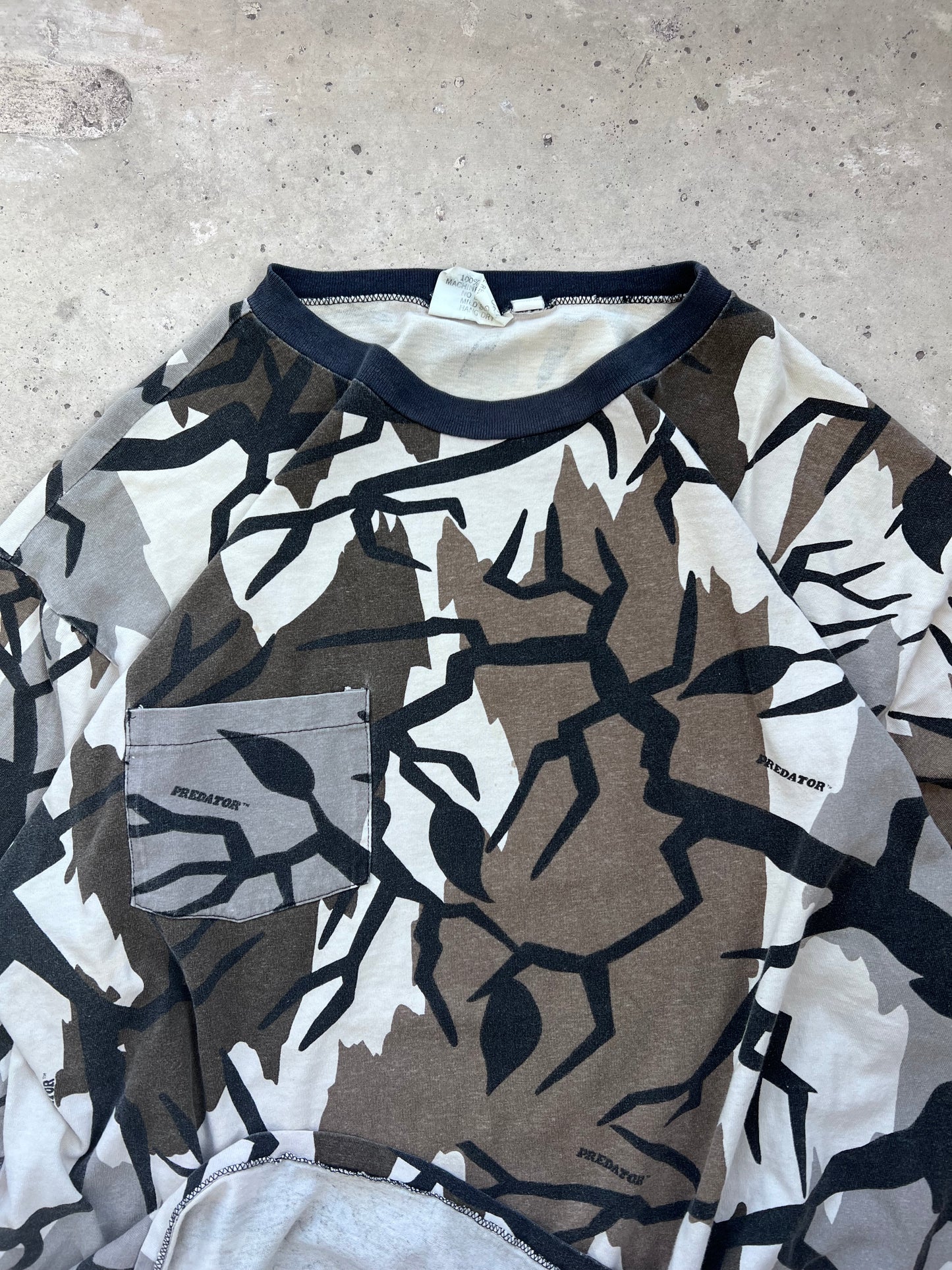 Vintage 90s Camo Pocket Tee - (2XL)