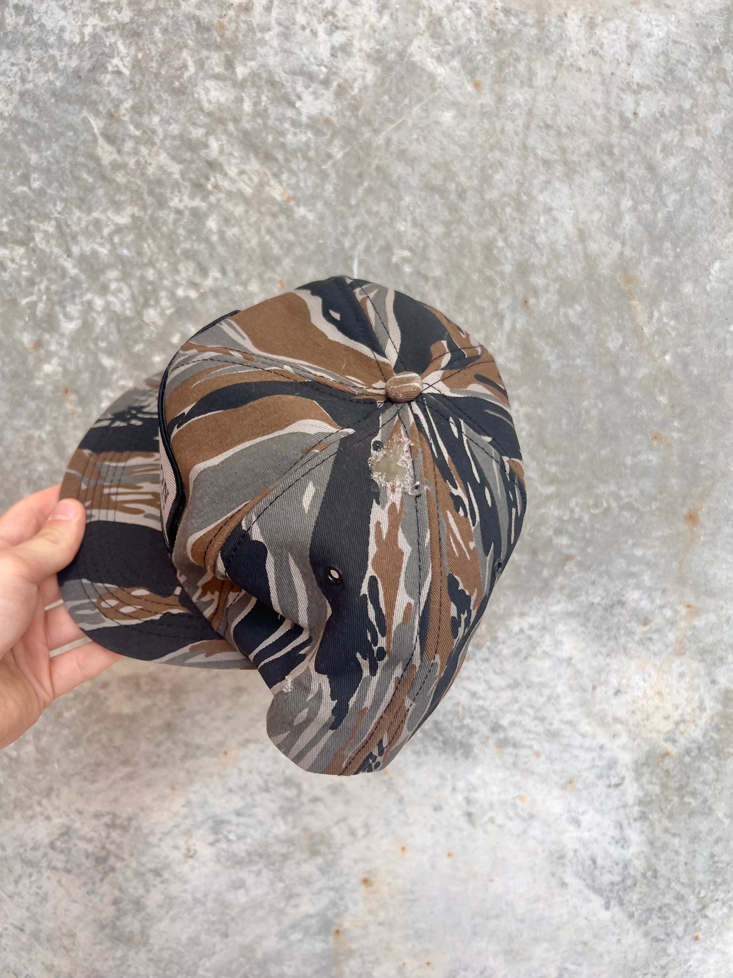 Vintage Camo Patch Trucker Hat - (OS)