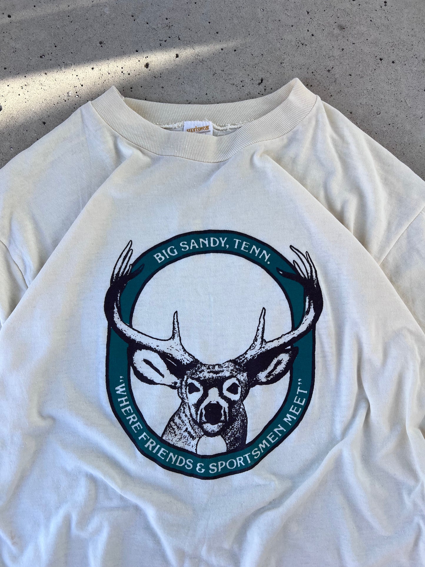 Vintage 80s Deer T-Shirt - (L)