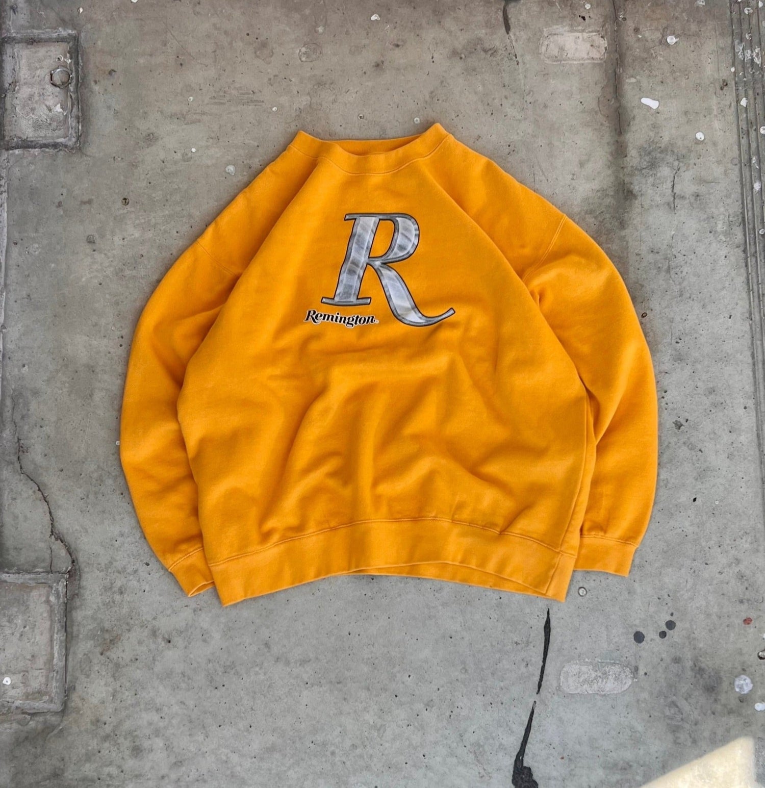 Vintage Remington Yellow Crew - (XL/2XL)