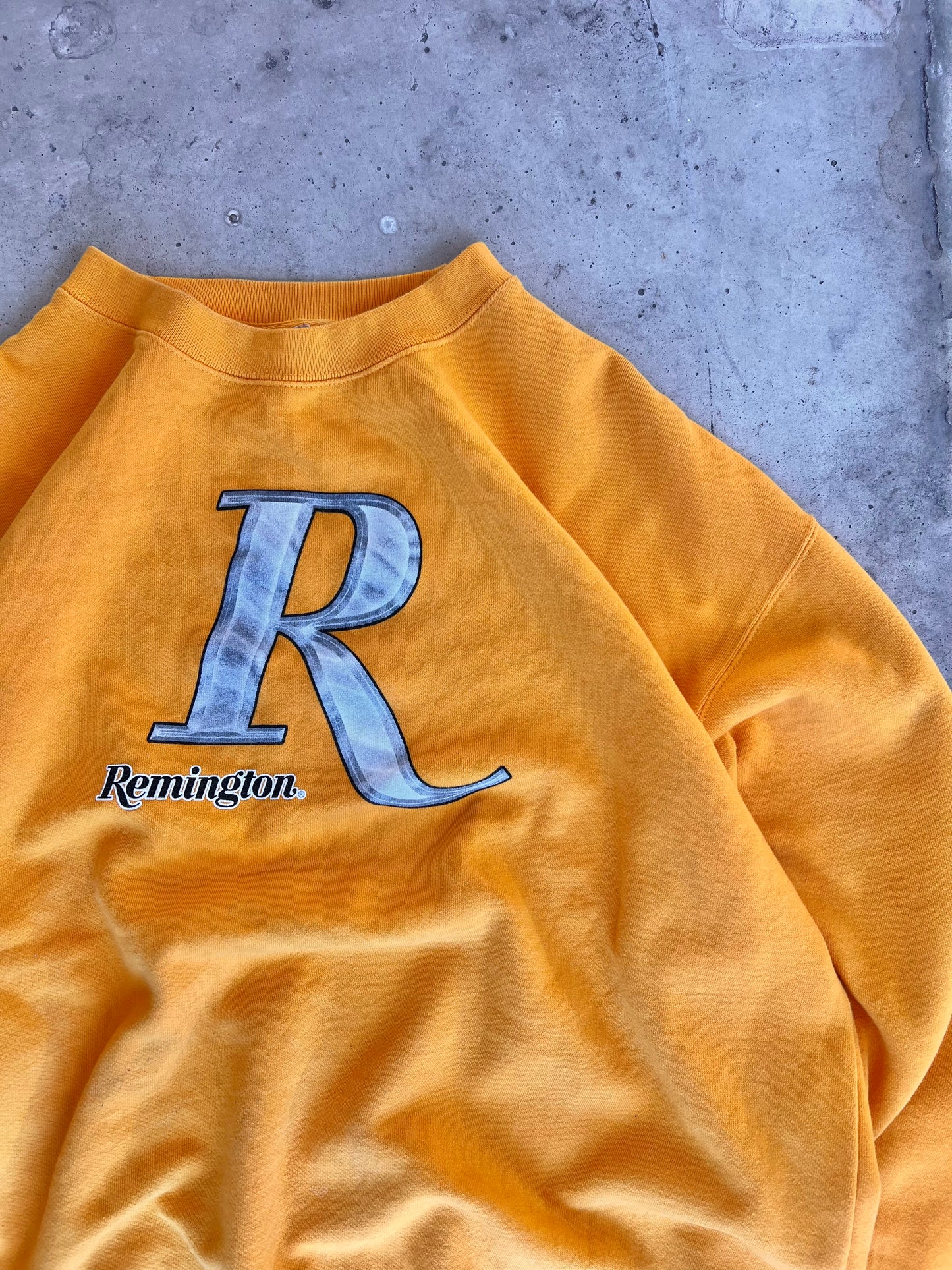 Vintage Remington Yellow Crew - (XXL)