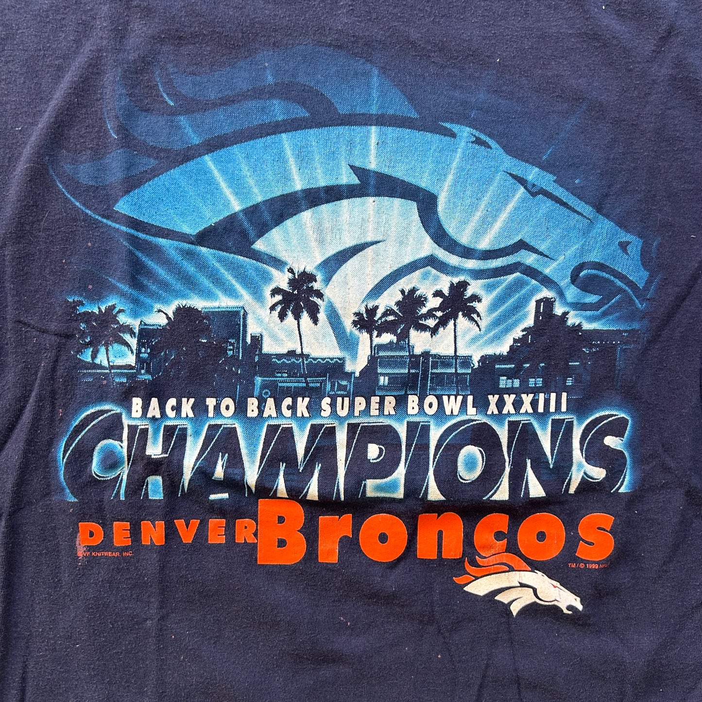 Vintage 99’ Broncos Tee - (XL)