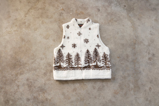 Vintage Nature Fleece Vest - (M)