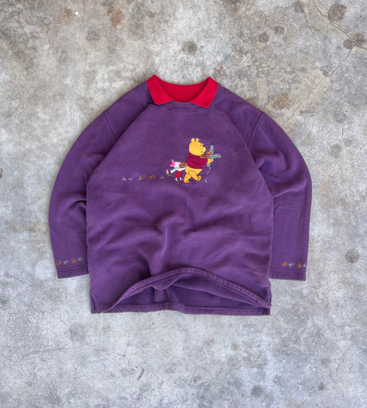 Vintage 90s Pooh Crewneck - (XL)