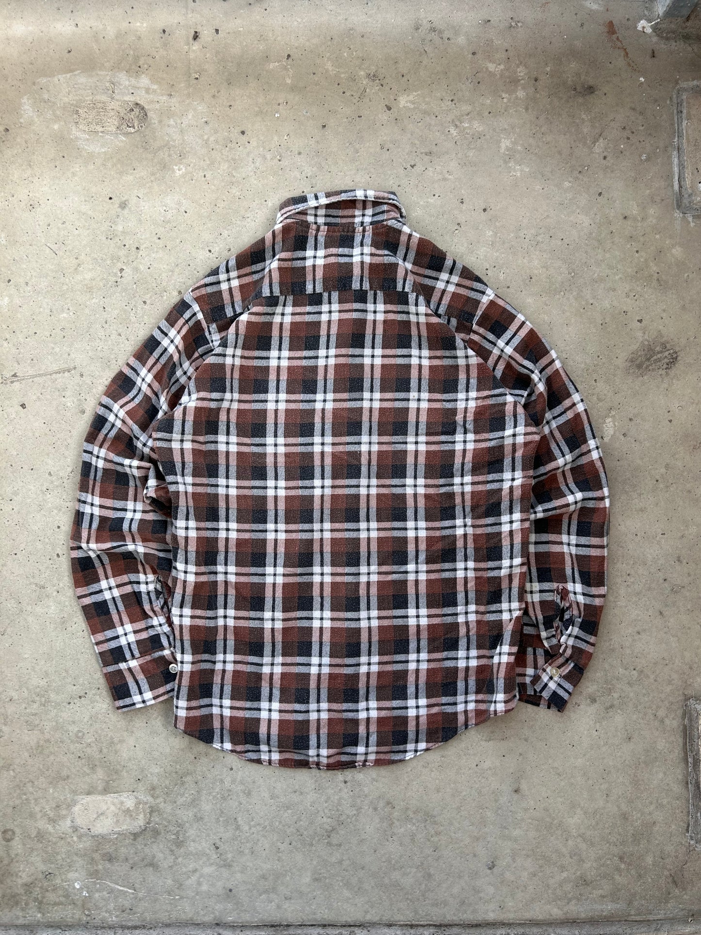 Vintage 70’s Brown Flannel - (M)