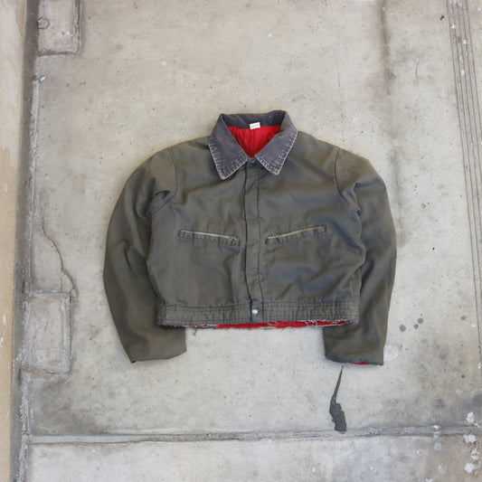 Vintage Reworked Cropped Jacket - (M)