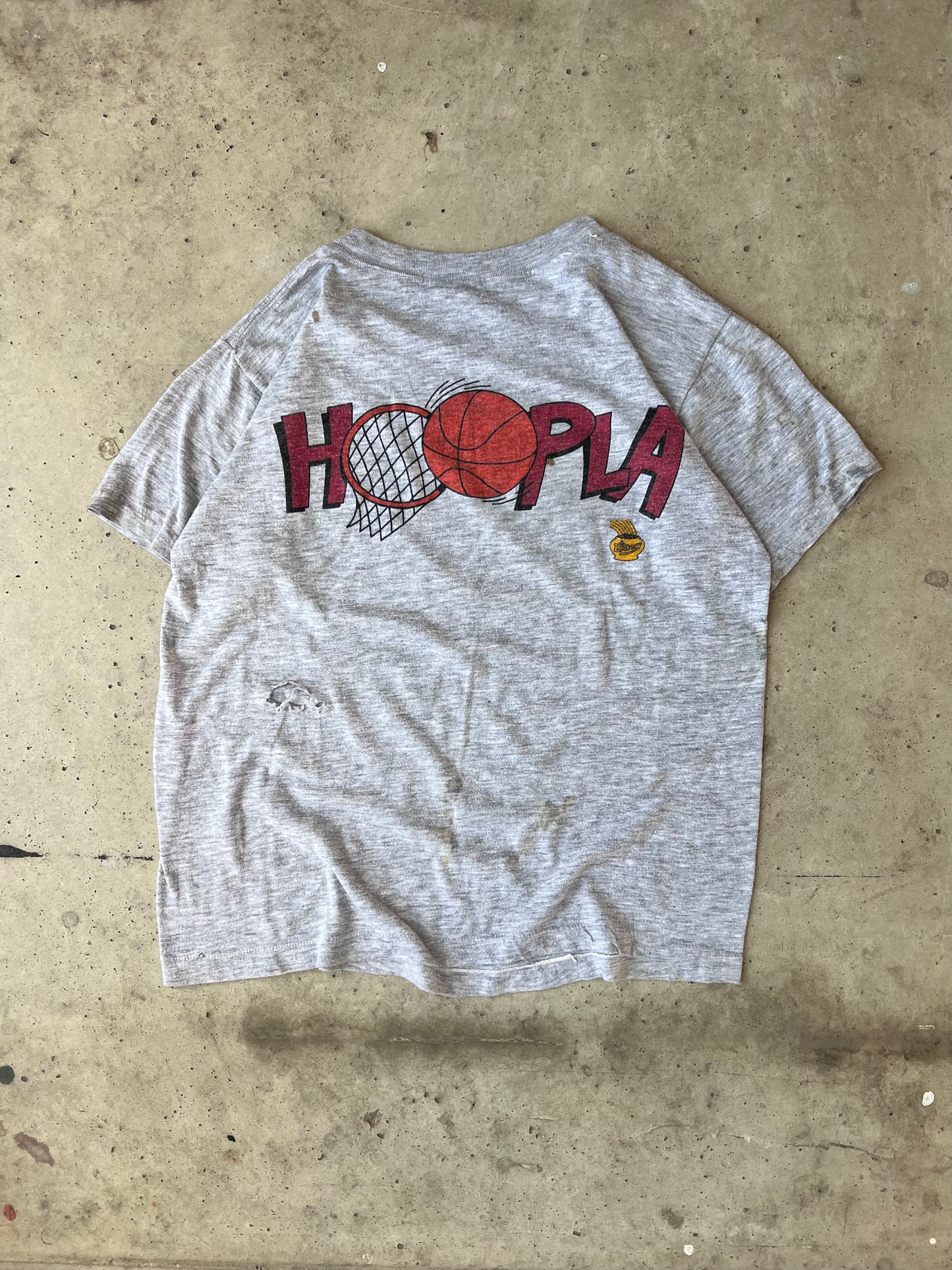 Vintage Distressed Bulls Caricature Tee - (S)