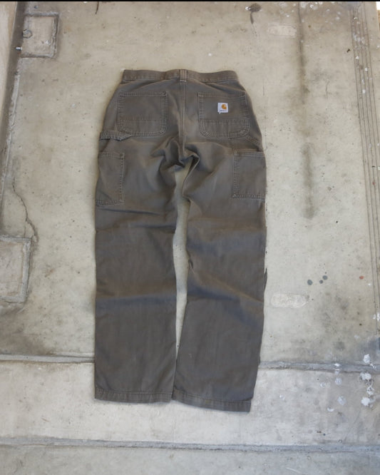 Vintage 00s Carhartt Brown Pants - (30x32.5)