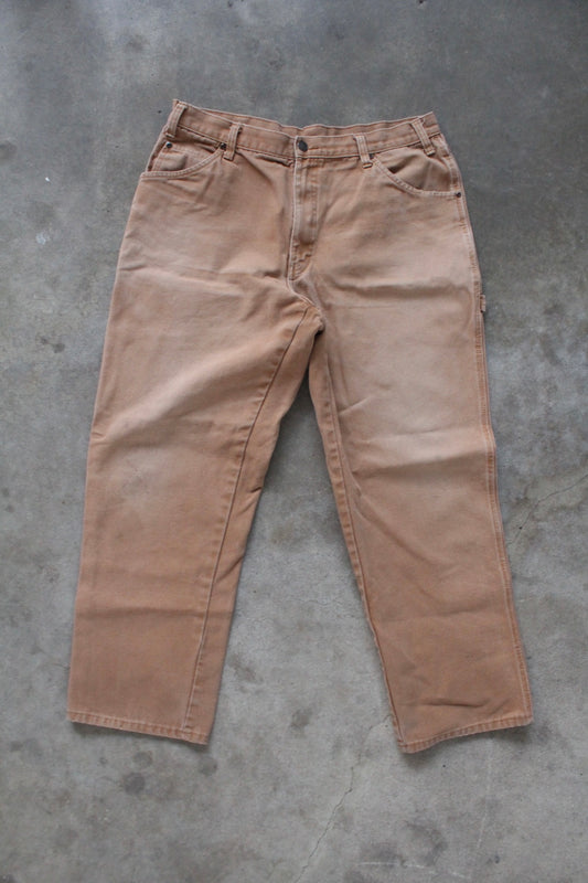 00s Tan Dickies Carpenter Pants - (36x28)