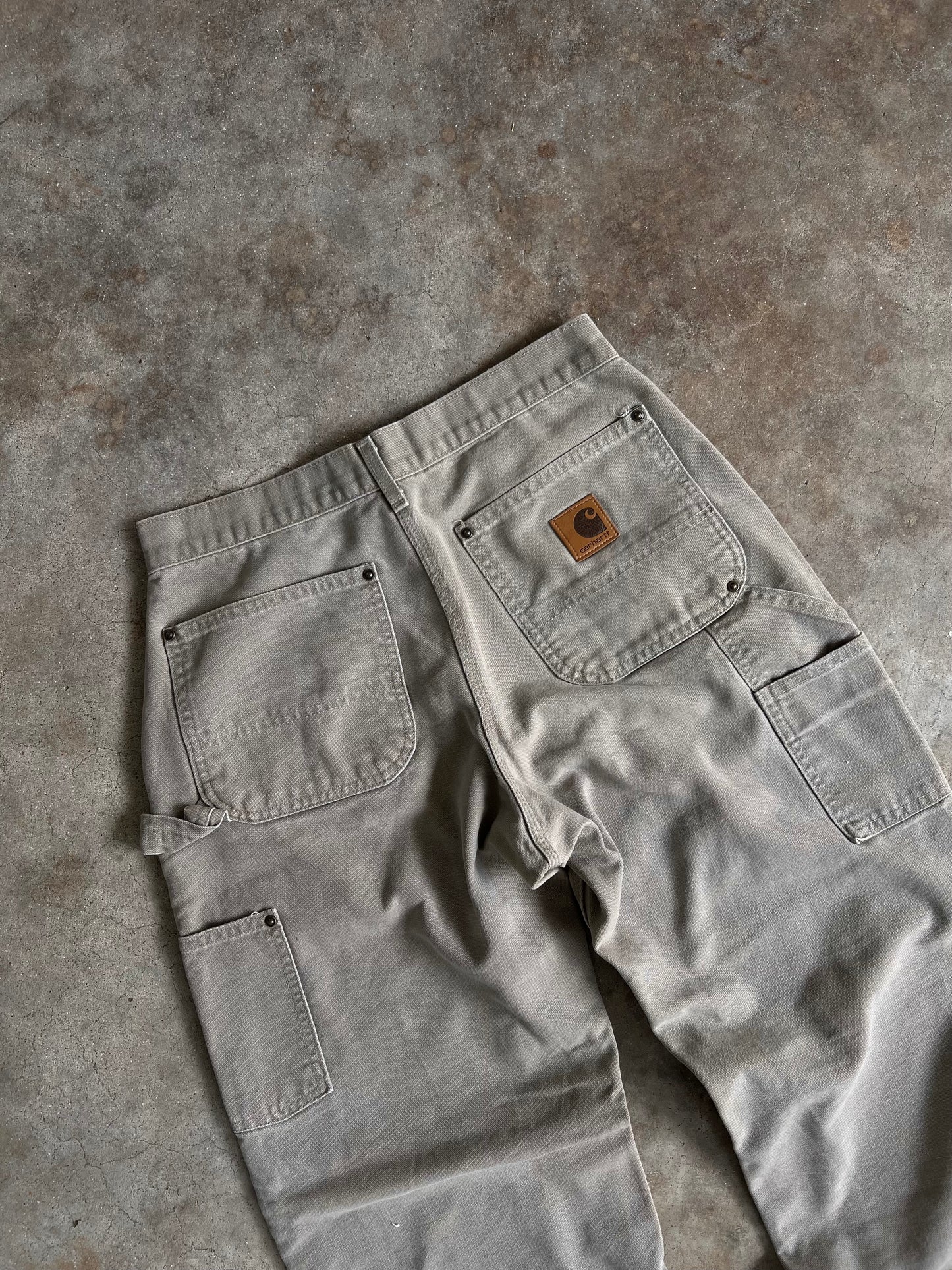 Vintage Tan Carhartt Double Knee Pants - (30)