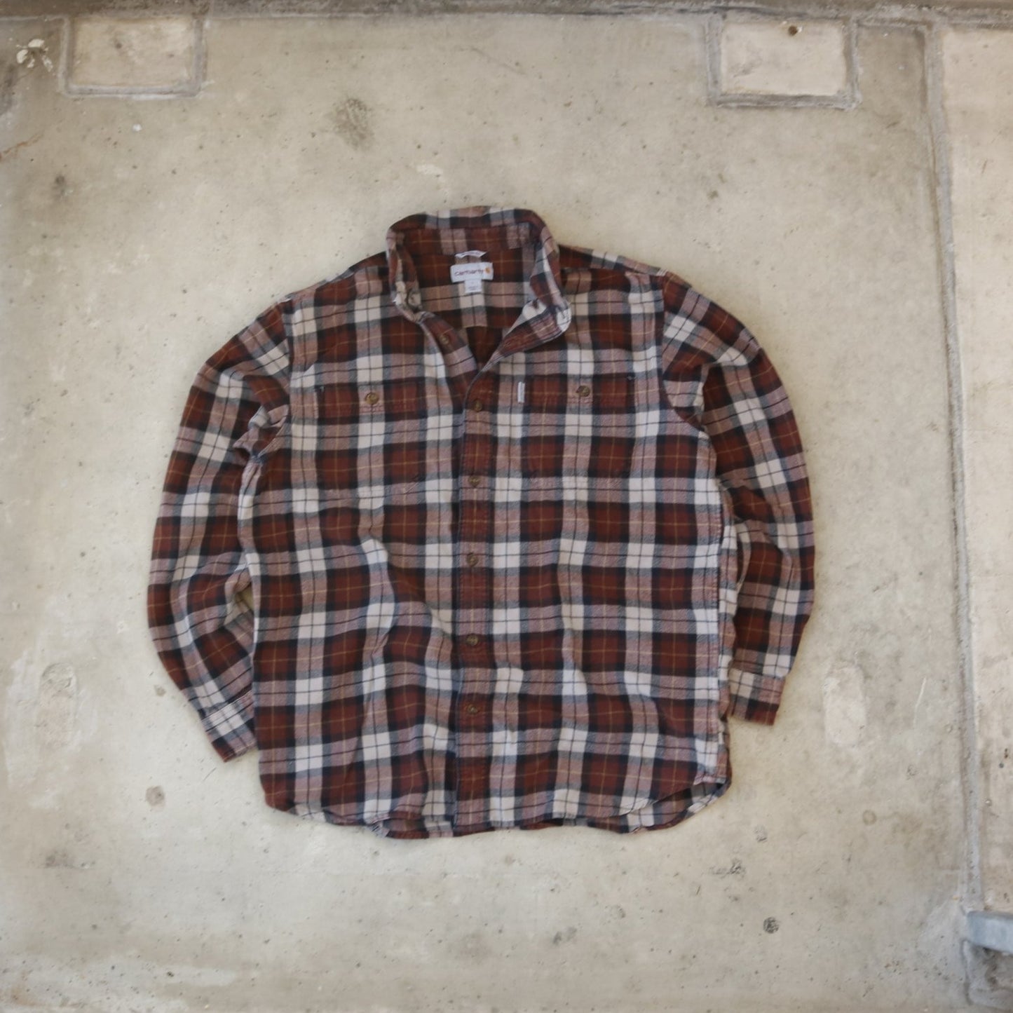 Vintage 00s Carhartt Flannel - (XL)