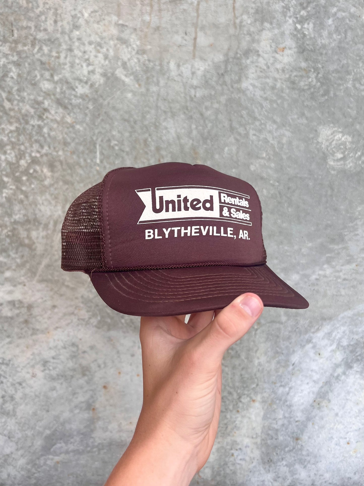 Vintage Brown Trucker Hat - (OS)