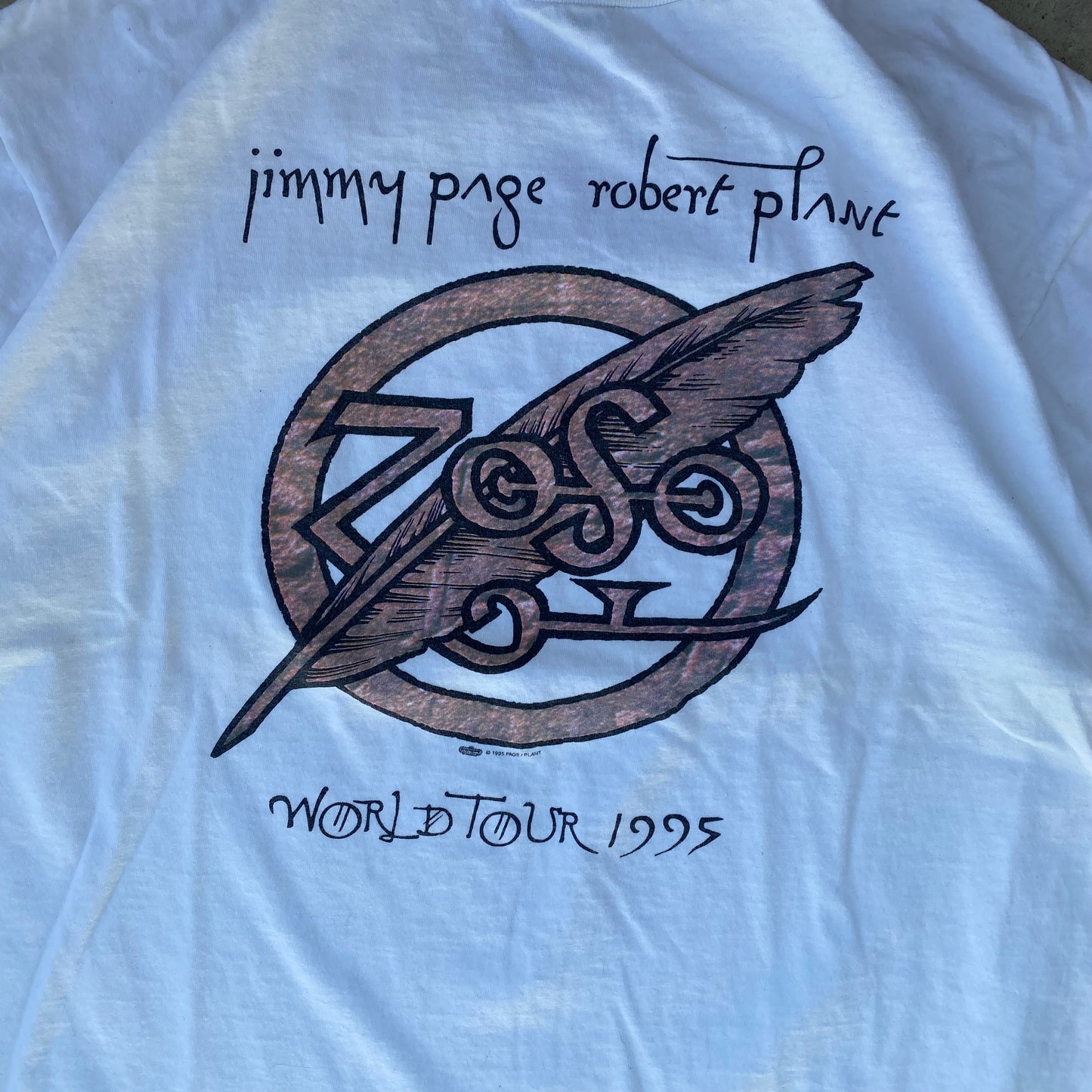 95' ZOSO Robert Plant x Jimmy Page Tee - (L)