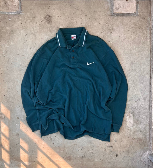 Vintage 90s Nike Polo - (XXL)