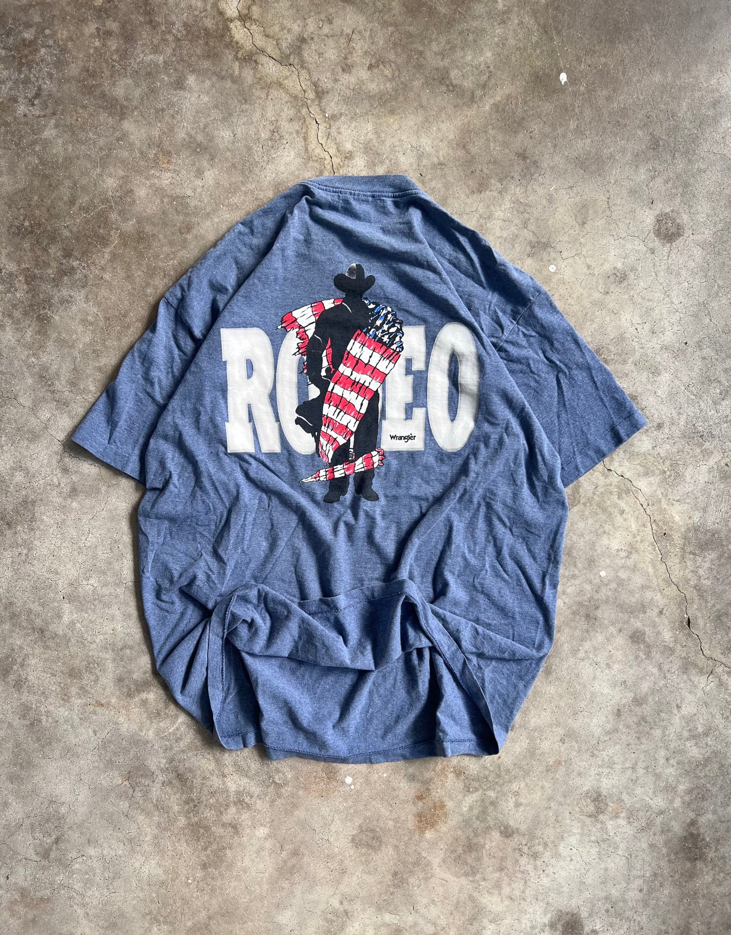 Vintage 90s Wrangler Rodeo Tee - (XL)