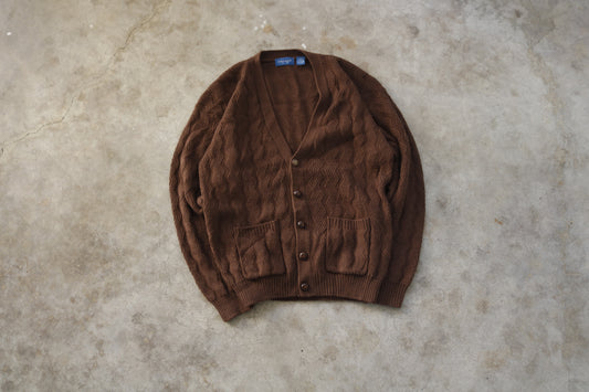 00s TownCraft Brown Cardigan - (M)