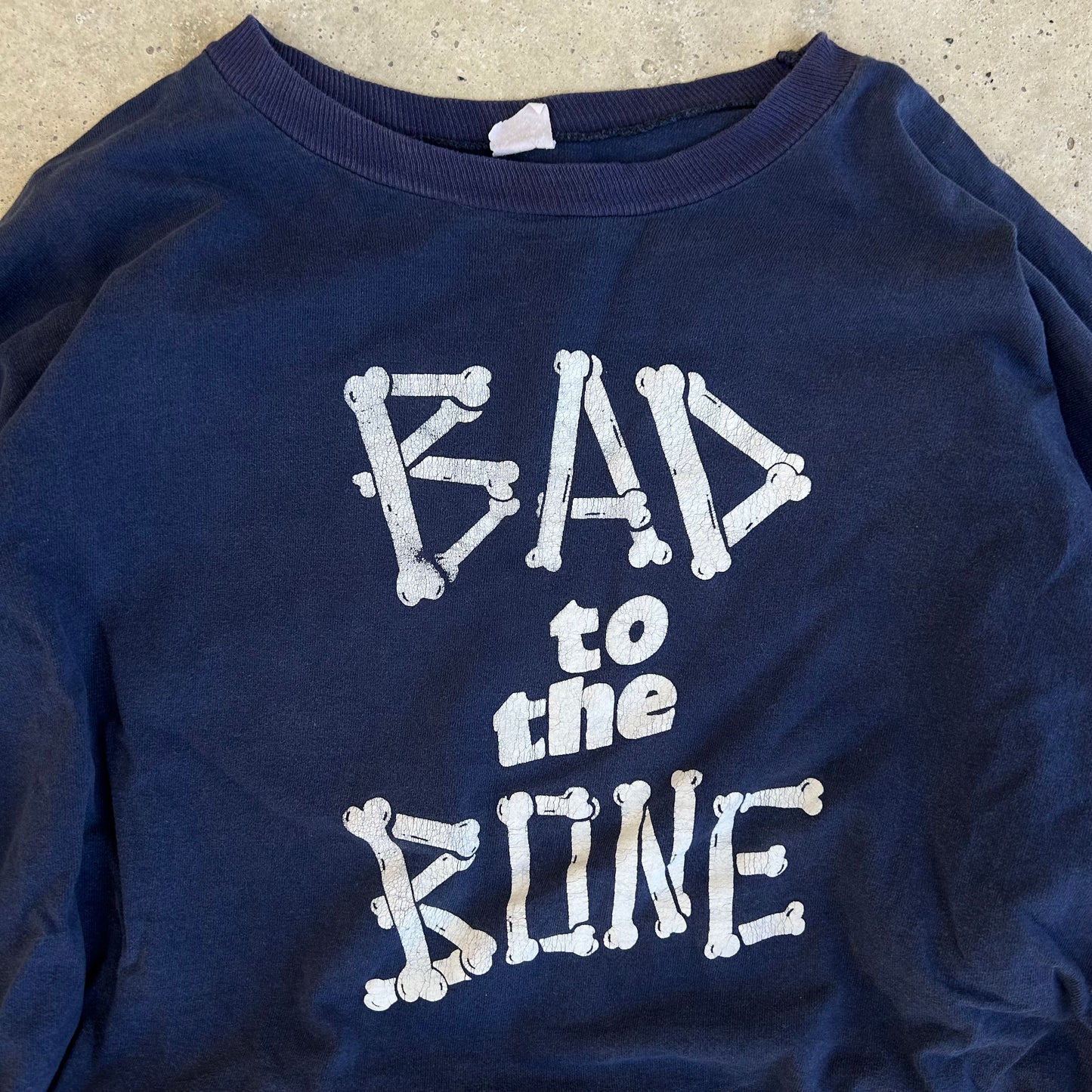 Vintage 80s Bad to the Bone Tee - (L)