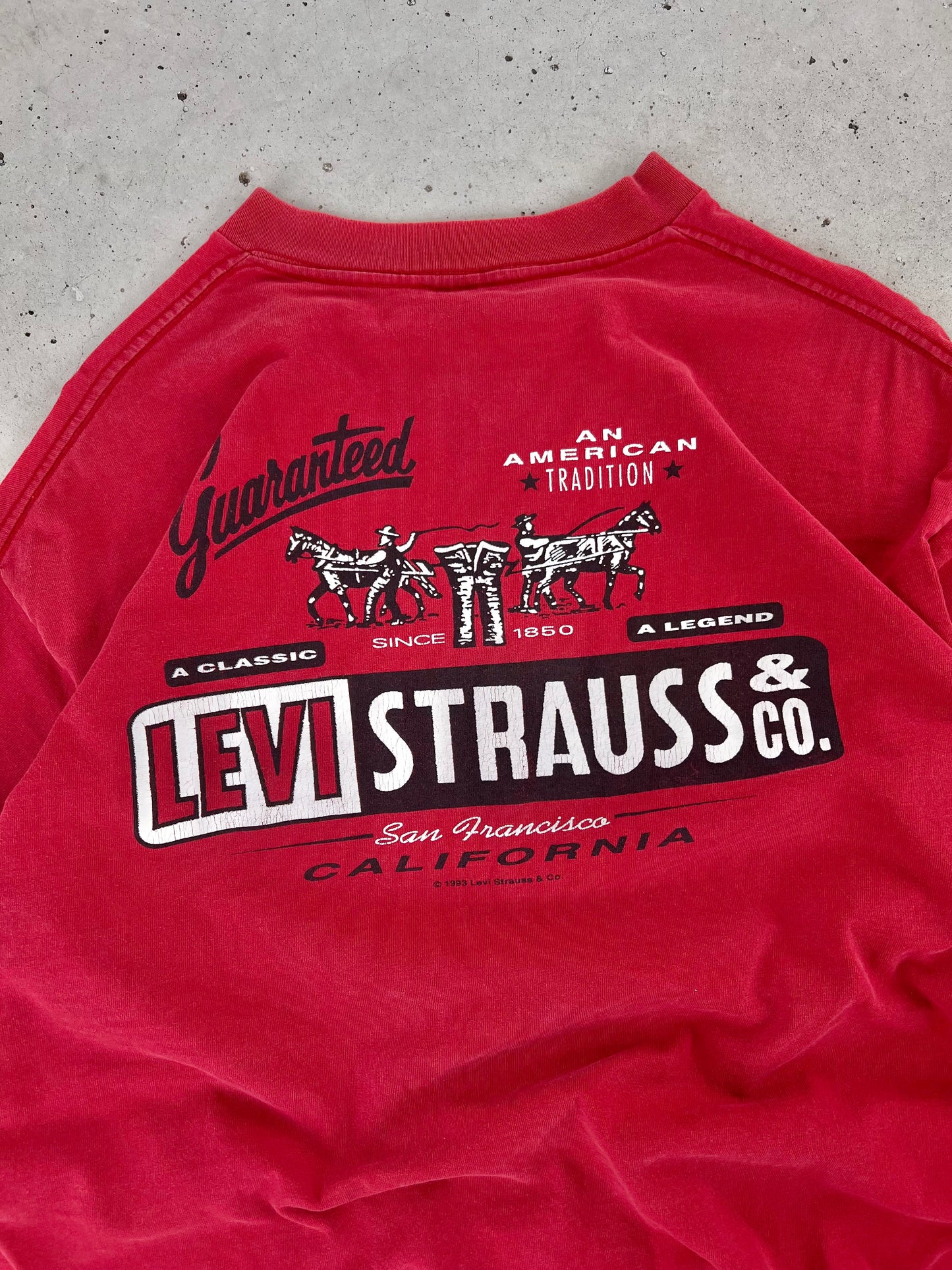 Vintage 93’ Levi Strauss Tee - (XL)