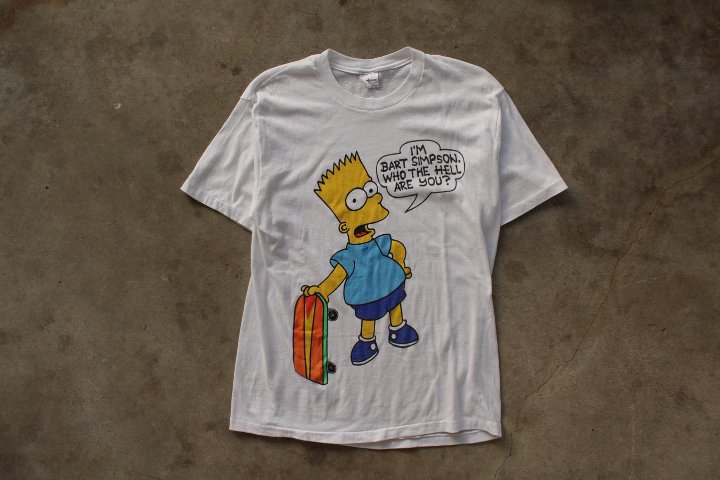 90s Vintage Bart Bootleg Tee - (L)