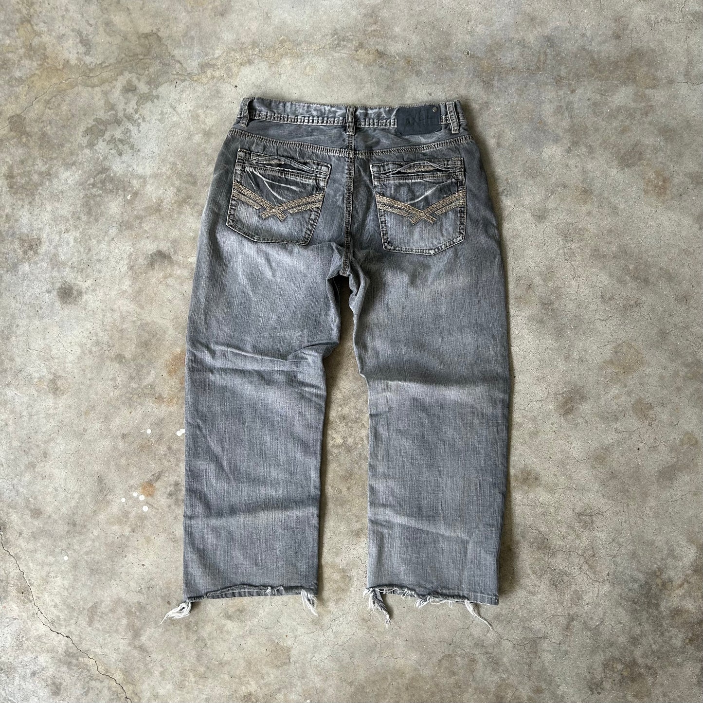 Vintage Y2k Black Faded Pants - (34x26)