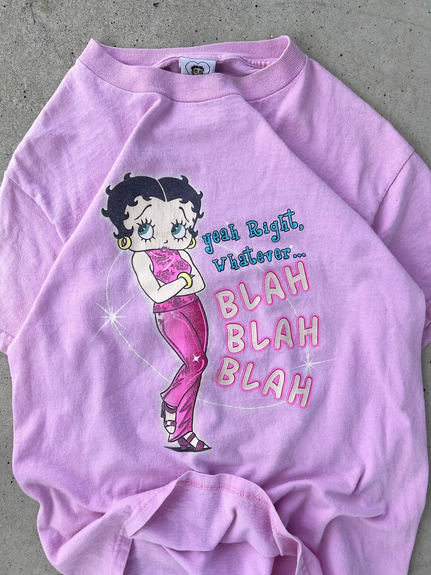 Vintage Pink Betty Boop Tee - (S)