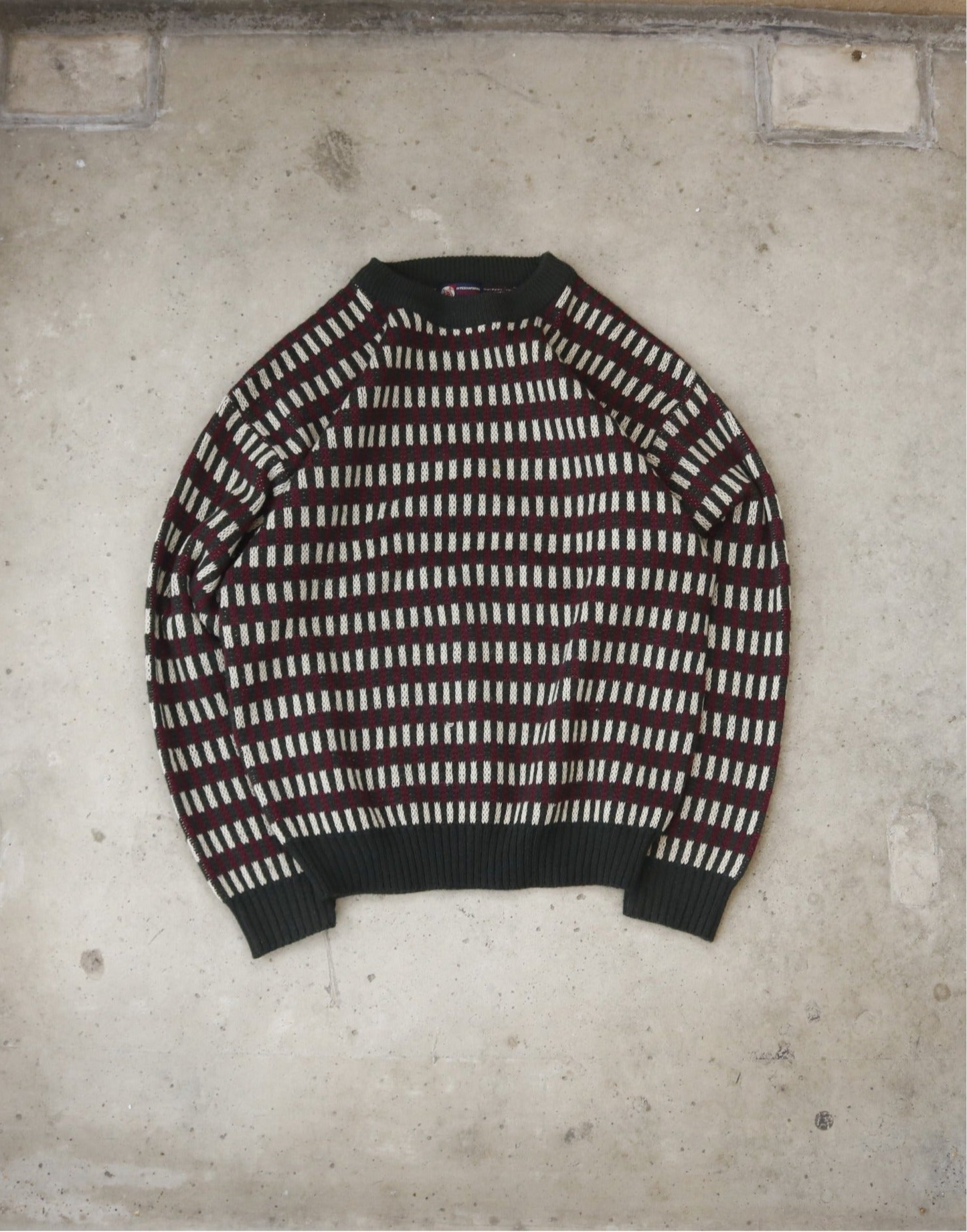 Vintage ITC Patterned Sweater - (M)