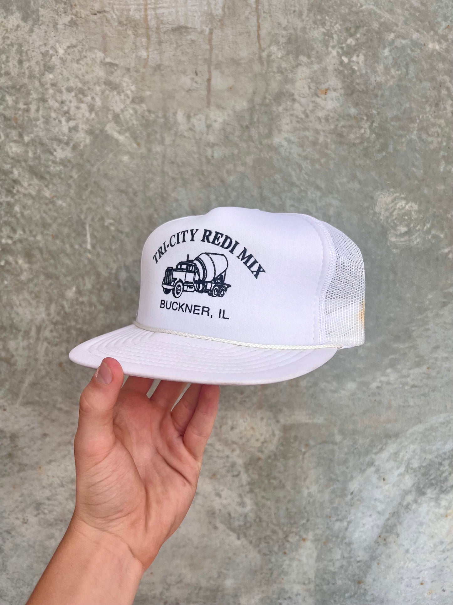 Vintage Redi Mix Concrete Trucker Hat - (OS)