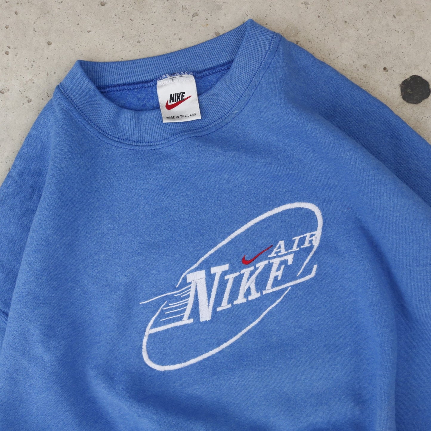 Vintage 90s Blue Nike Crew - (M)