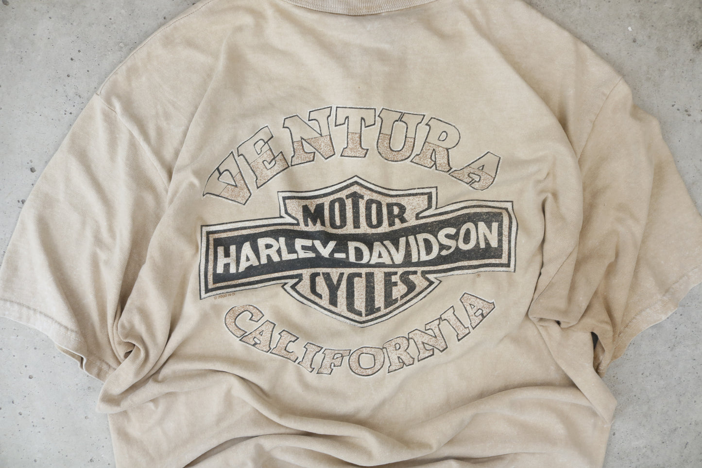 Vintage 00’ Brown Harley Shirt - (L)