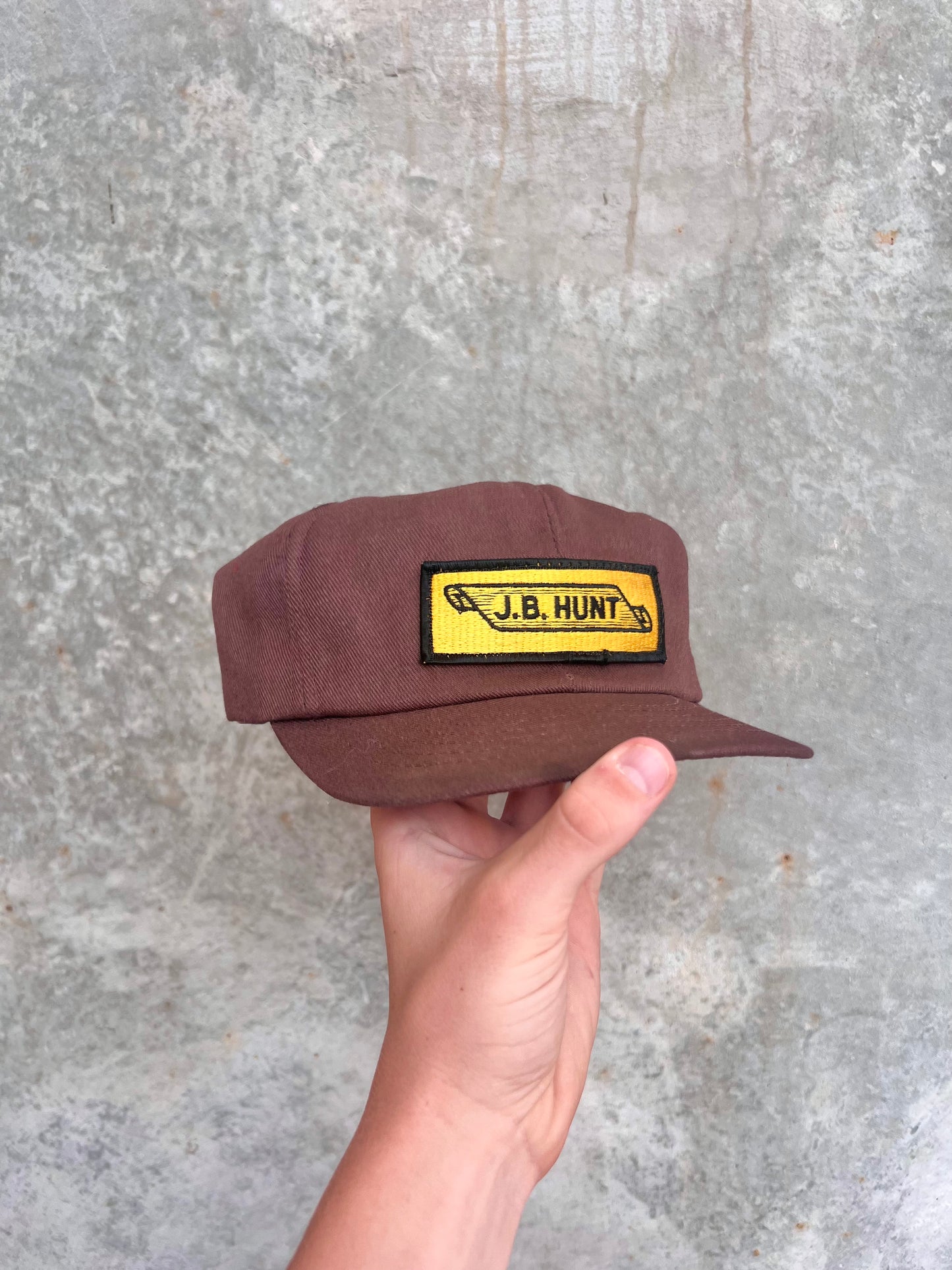 Vintage Brown Patch Trucker Hat - (OS)