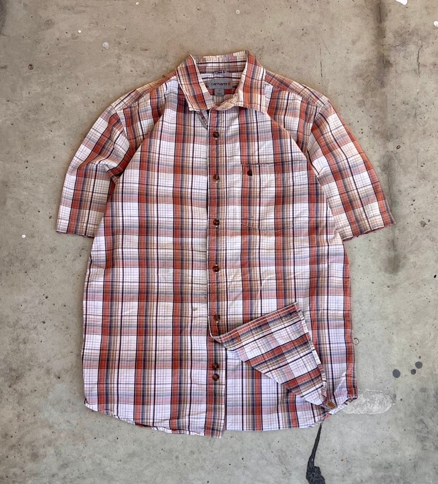 Vintage Carhartt Button-Up - (XL)