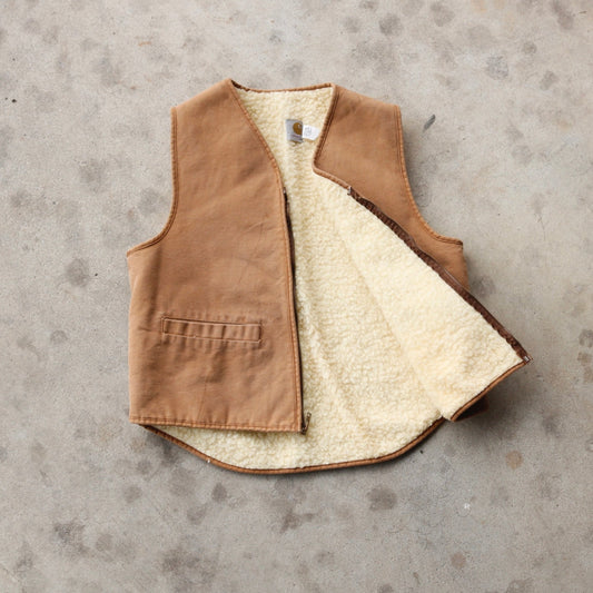 70s Brown Carhartt Vest - (M)