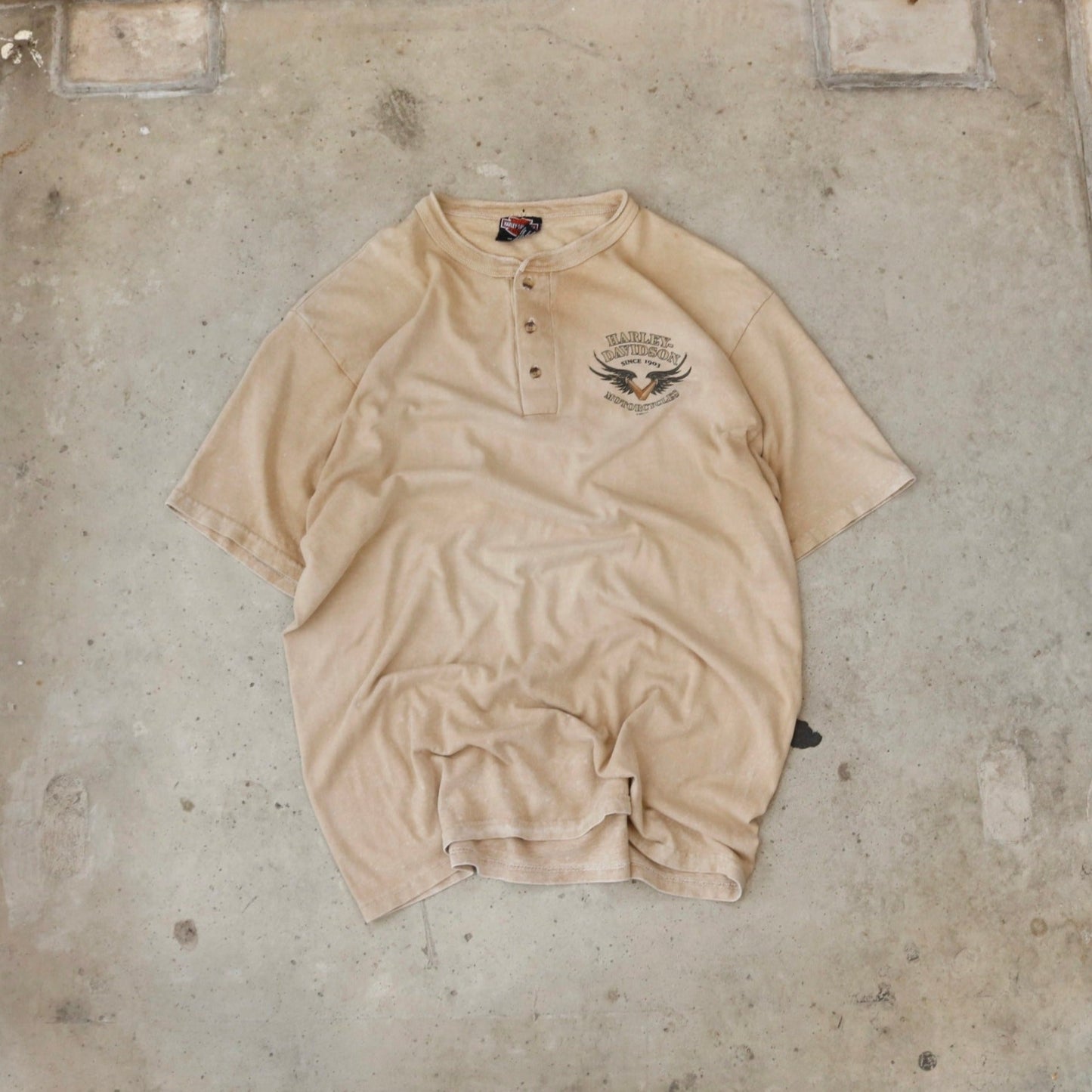 Vintage 00’ Brown Harley Shirt - (L)