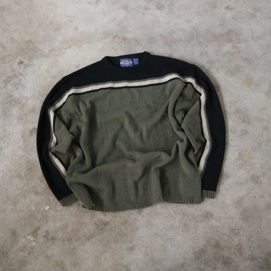 00s Two Tone Sweater - (XL)