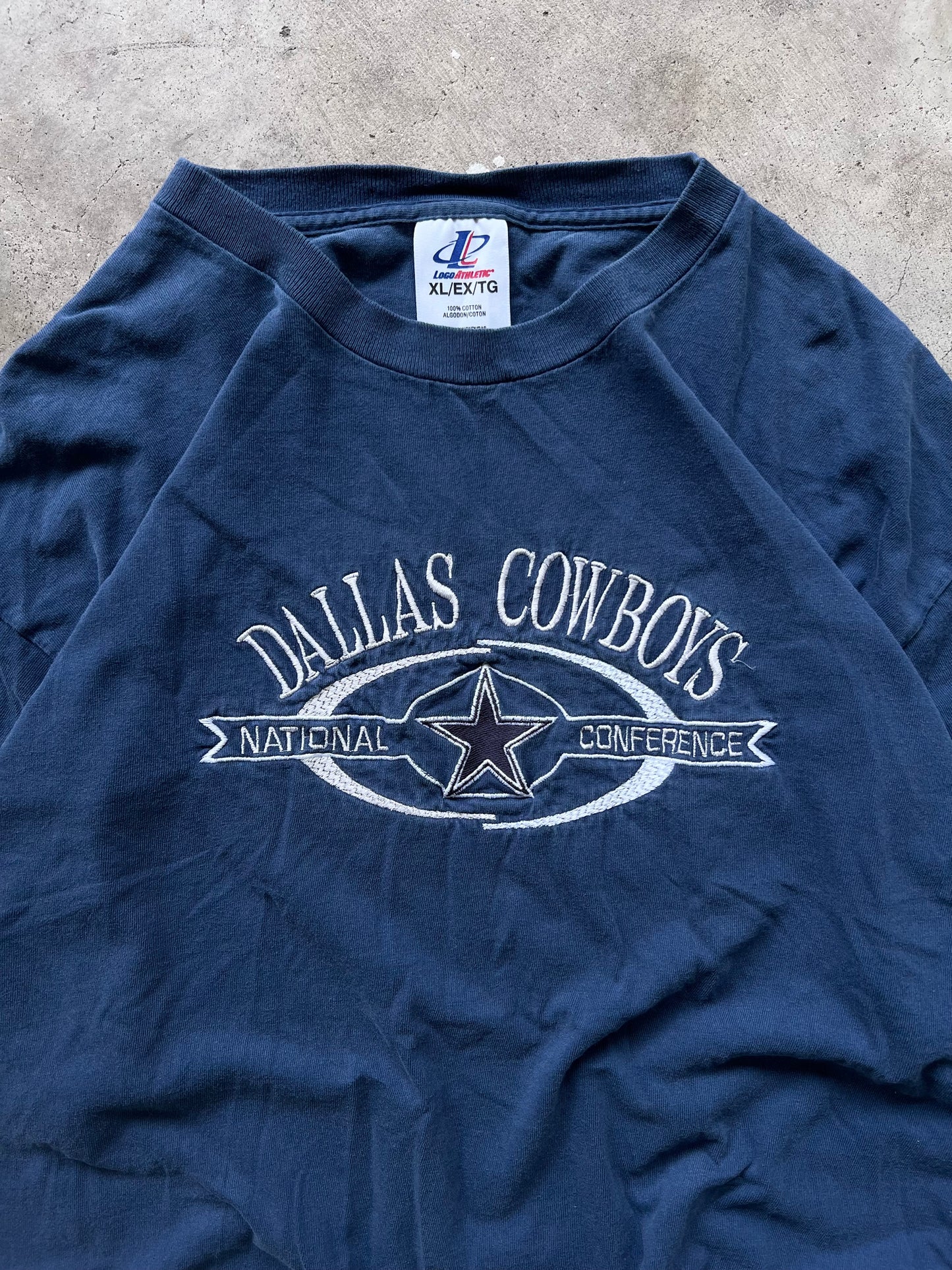 Vintage Logo Athletic Dallas Cowboys Tee - (XL)