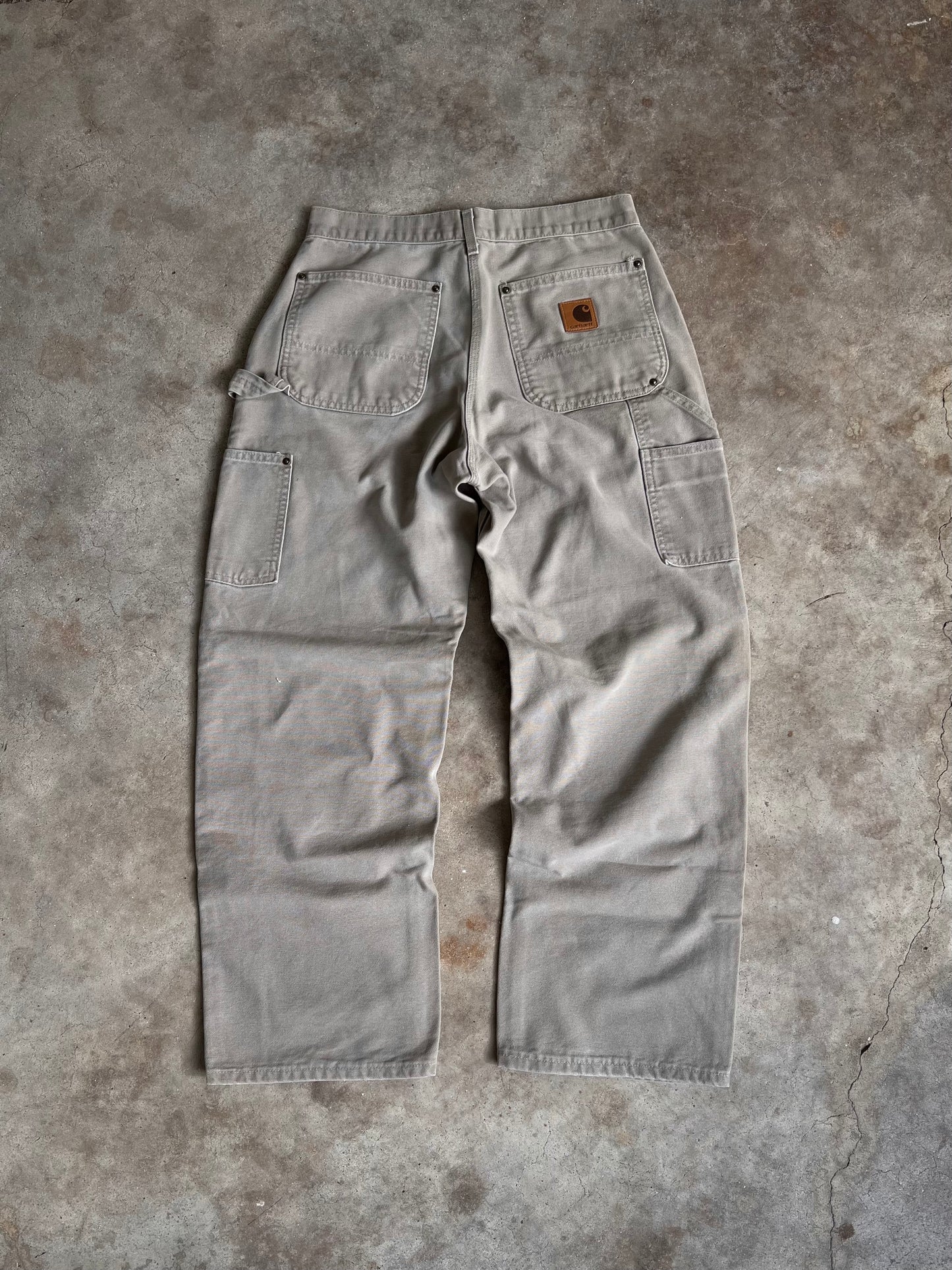 Vintage Tan Carhartt Double Knee Pants - (30)