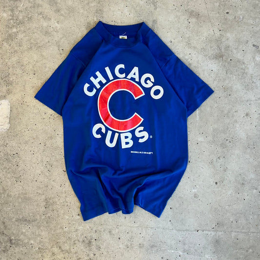 Vintage 80s Chicago Cubs Tee - (M)