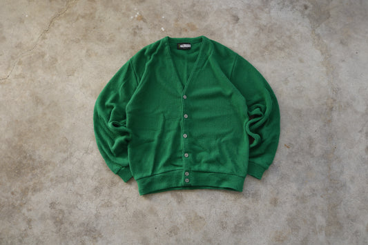 Vintage Green Cardigan - (L)