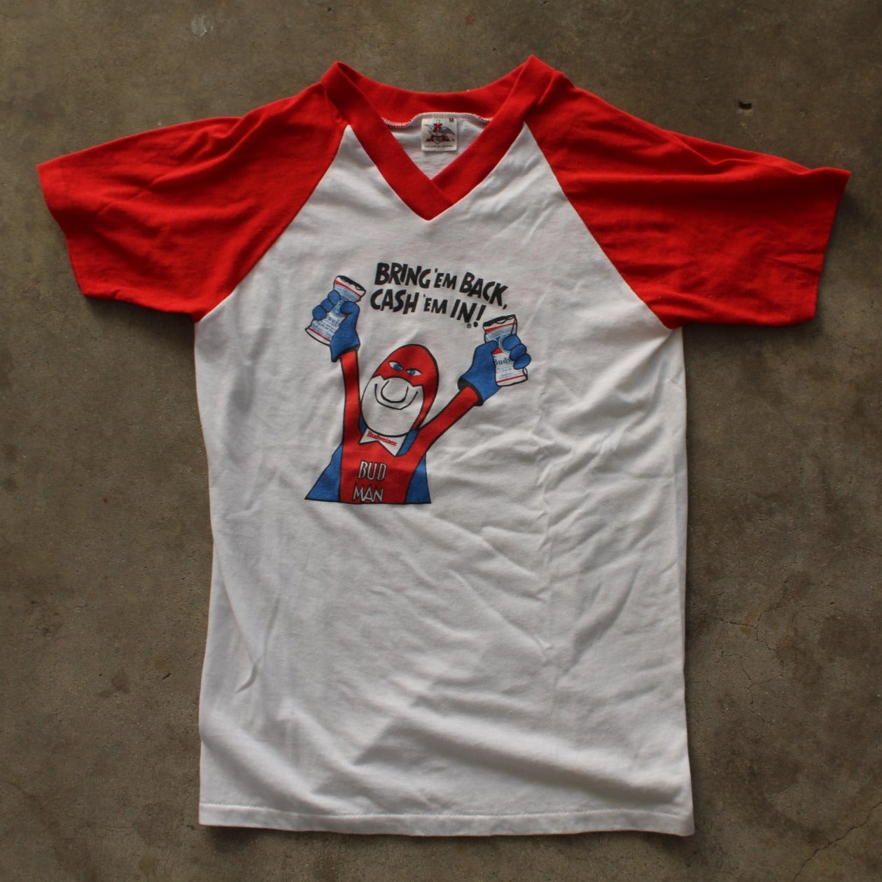 Vintage Bud Man Tee - (M)