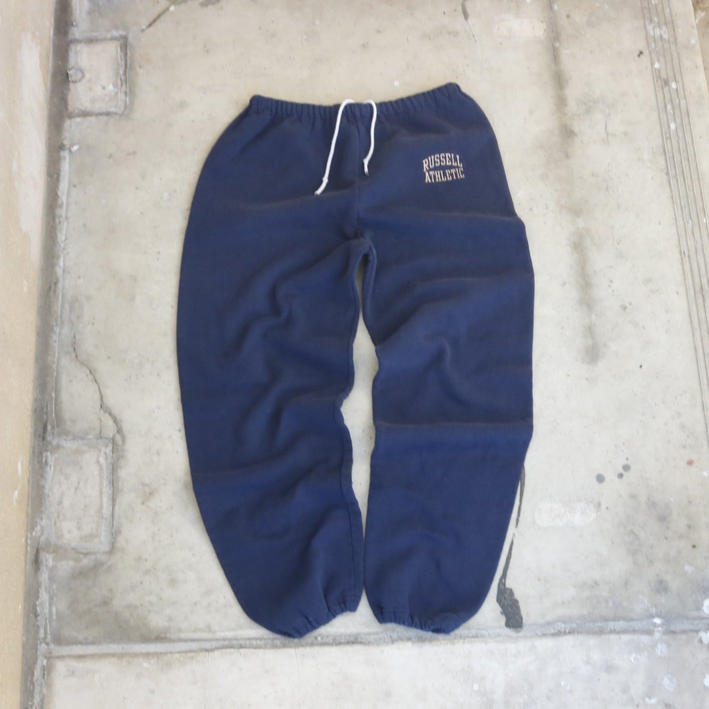 Vintage 90s Russell Navy Pants - (XL)