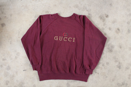 90s Gucci Bootleg Crewneck- (L)