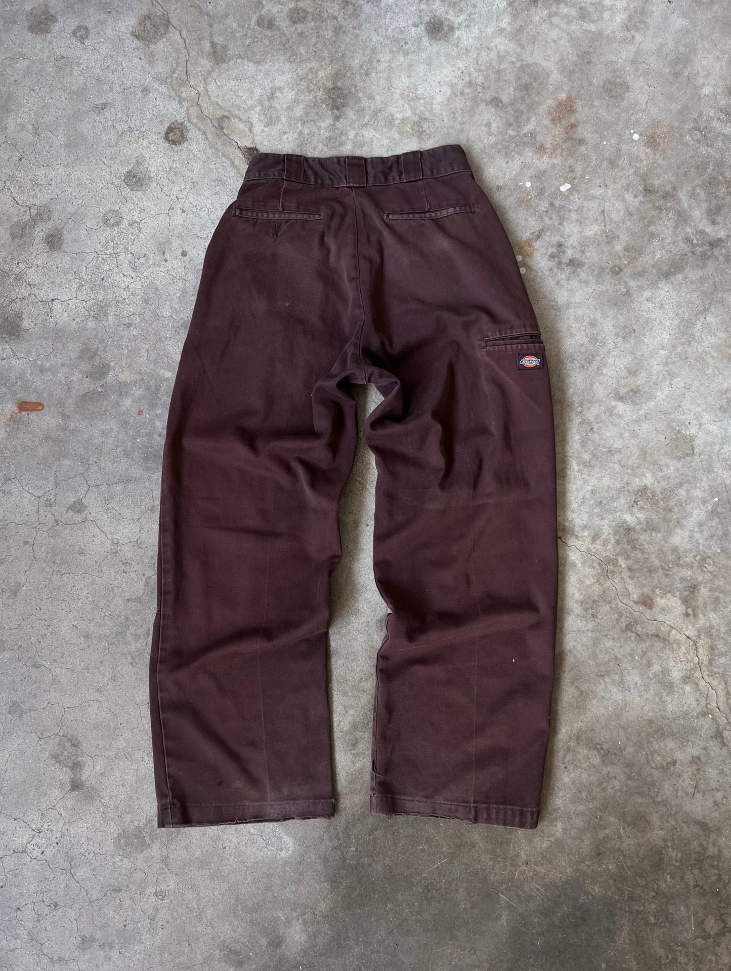 Vintage Mocha Brown Dickies Double Knee Pants - (30x29.5)