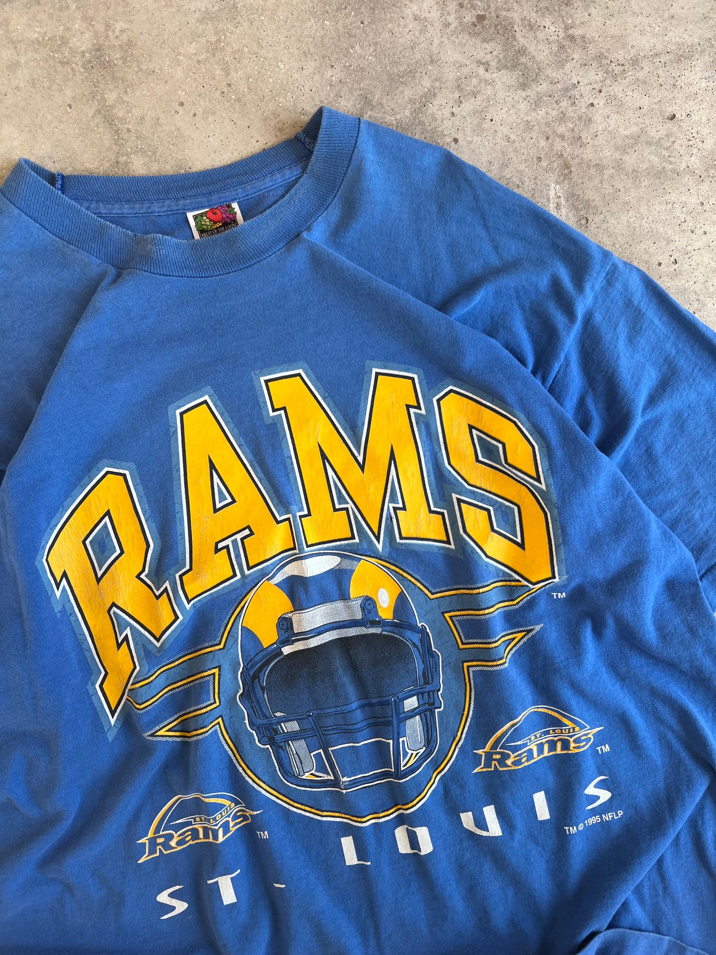 Vintage 95’ Faded Rams Tee - (XL)