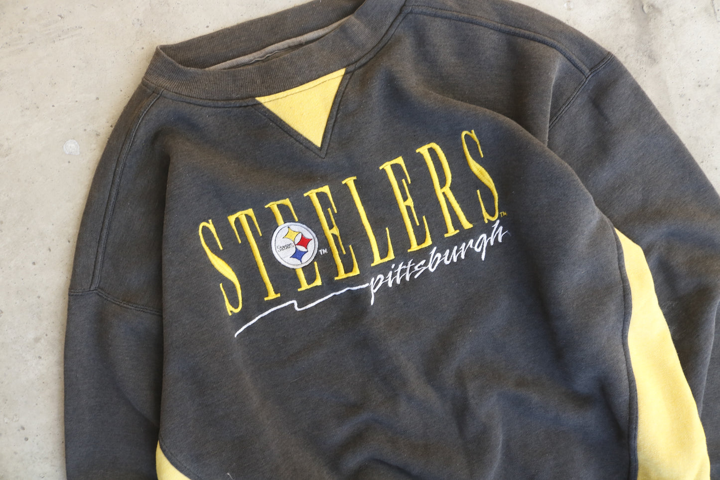 Vintage 90s Steelers Crew - (XL)