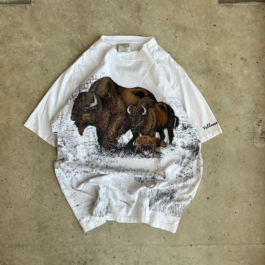 Vintage Yellowstone AOP Tee - (L)