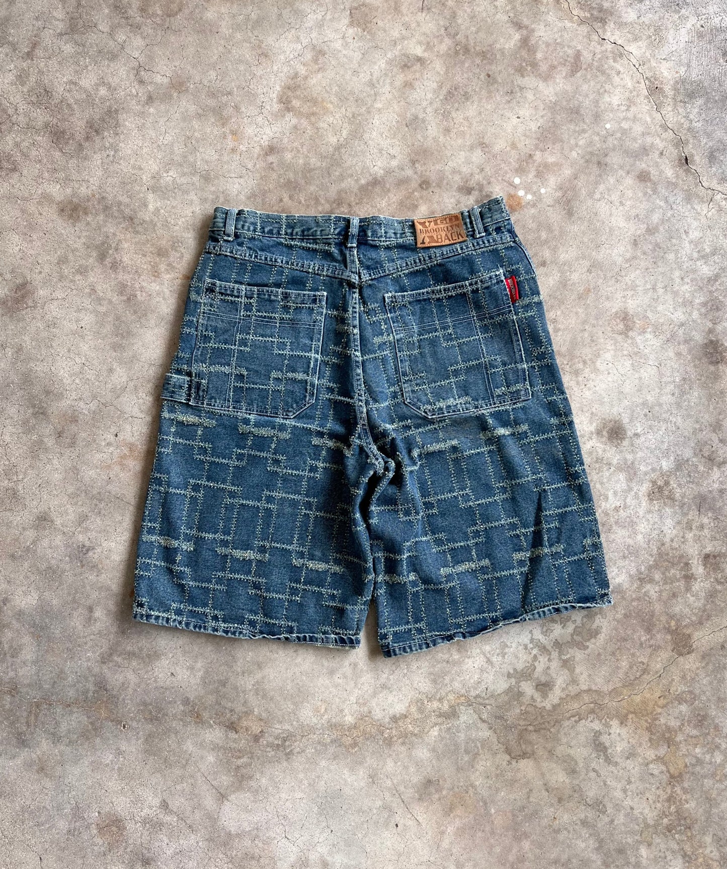 Vintage Brooklyn Express Jean Shorts - (37)